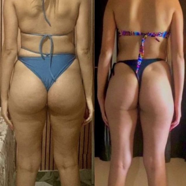 Resultado real 9 — comparativo antes e depois de um aluno acompanhado pela Consultoria HERO