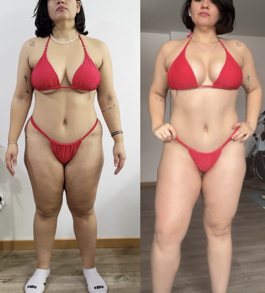 Resultado real 8 — comparativo antes e depois de um aluno acompanhado pela Consultoria HERO