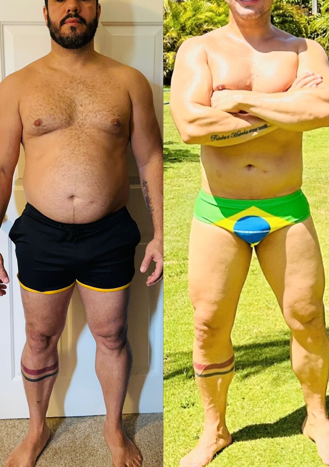 Resultado real 13 — comparativo antes e depois de um aluno acompanhado pela Consultoria HERO