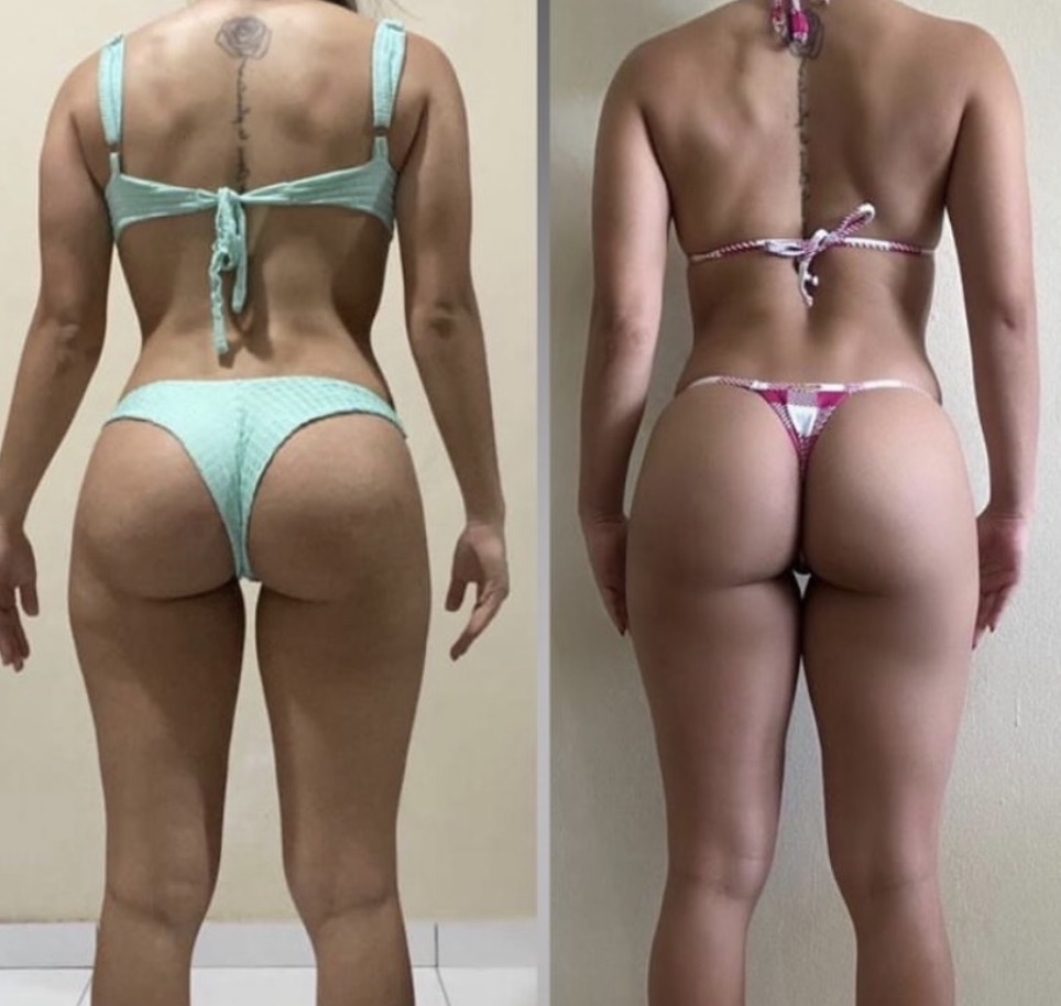 Resultado real 3 — comparativo antes e depois de um aluno acompanhado pela Consultoria HERO
